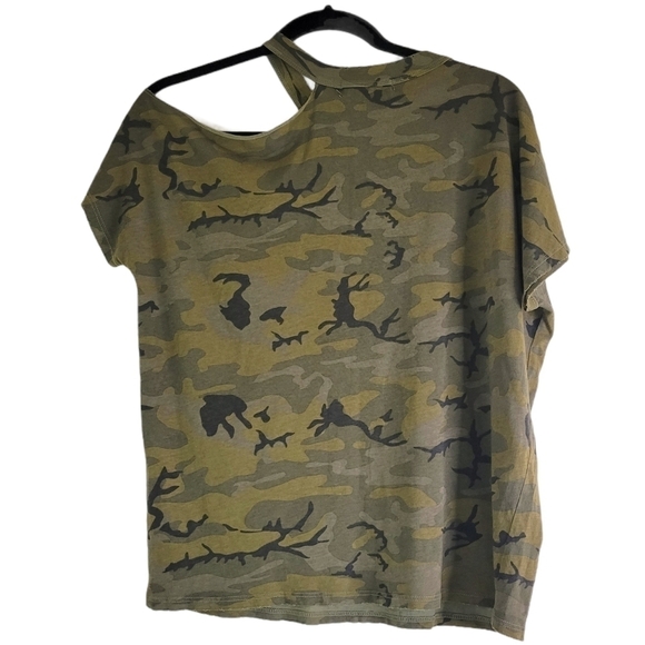 n:PHILANTHROPY Flamingo Cutout Camouflage Top - Picture 12 of 15